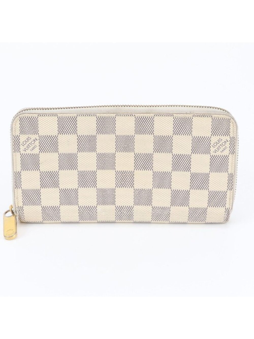 Louis Vuitton Damier Azur Zippy Wallet Leather